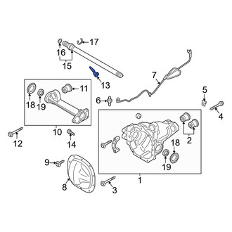 Lincoln OE - Differential Housing Nut