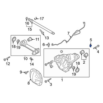 Lincoln OE - Differential Housing Nut