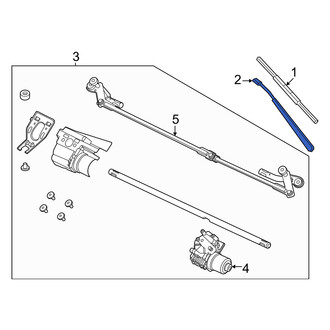 Lincoln OE - Front Left Wiper Arm