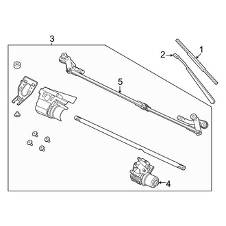 Lincoln OE - Windshield - Wiper Components