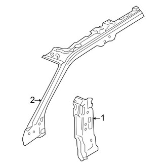 Lincoln OE - Pillars, Rocker & Floor - Hinge Pillar