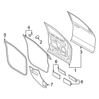 Lincoln OE - Front Door - Door & Components