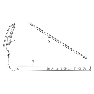 Lincoln OE - Front Door - Exterior Trim
