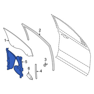 Lincoln OE - Front Left Window Regulator