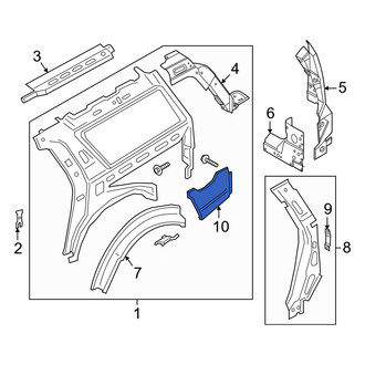 Lincoln OE - Rear Left Quarter Panel Extension