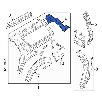 Lincoln OE - Left Upper Body D-Pillar