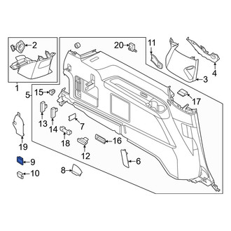 Lincoln OE - Rear Left Tie Down Hook