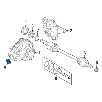 Lincoln OE - Rear Differential Pinion Bearing
