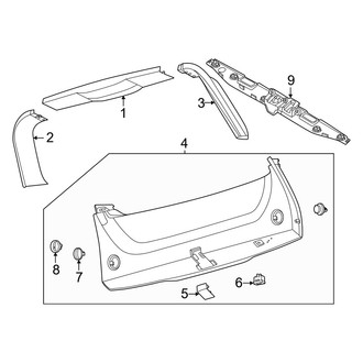 Lincoln OE - Lift Gate - Interior Trim