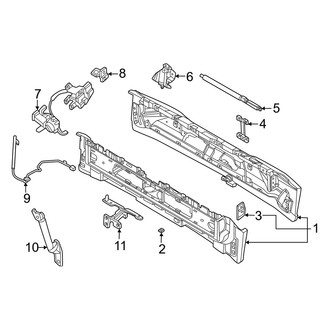 Lincoln OE - Tail Gate - Gate & Hardware