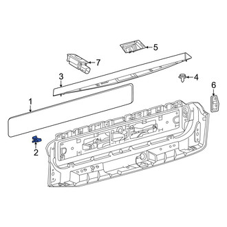 Lincoln OE - Tailgate Gap Cover Clip