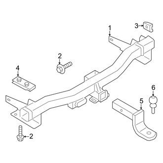 Lincoln OE - Rear Bumper - Trailer Hitch Components