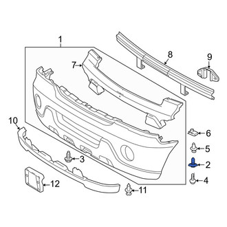 Lincoln OE - Radiator Support Access Cover Clip