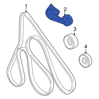 Lincoln OE - Accessory Drive Belt Tensioner Assembly