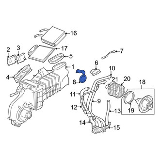 Lincoln OE - A/C Evaporator Drain