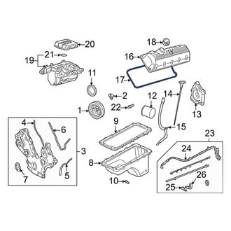 Lincoln OE - Left Engine Valve Cover Gasket