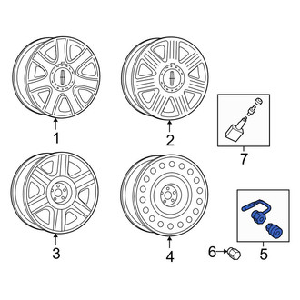 Lincoln OE - Wheel Lock Set