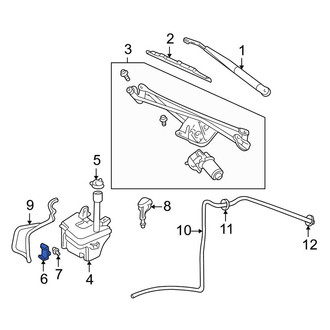 Lincoln OE - Windshield Washer Pump