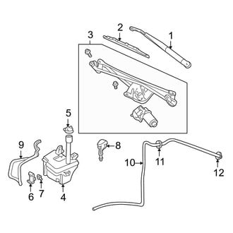 Lincoln OE - Windshield - Wiper & Washer Components