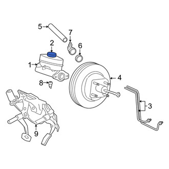 Lincoln OE - Brake Master Cylinder Reservoir Cap