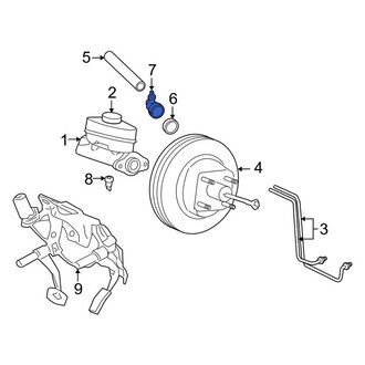 Lincoln OE - Power Brake Booster Check Valve