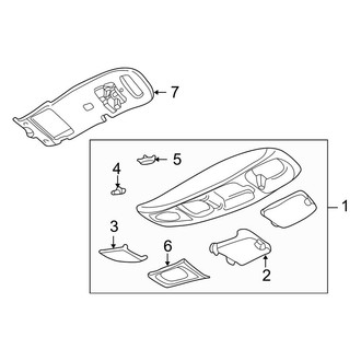 Lincoln OE - Console - Roof Lamps
