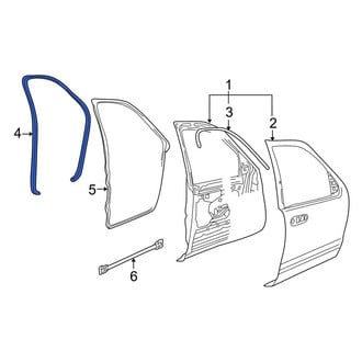 Lincoln OE - Front Inner Door Seal