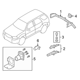 Lincoln OE - Rear Body & Floor - Tow Hook & Hitch