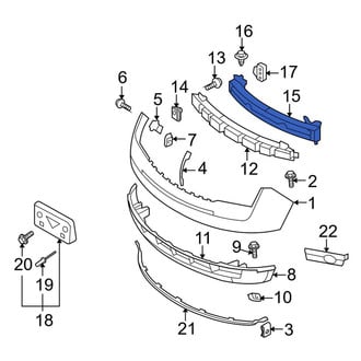 Lincoln OE - Front Bumper Impact Bar