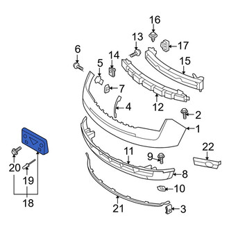 Lincoln OE - Front License Plate Bracket