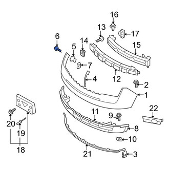 Lincoln OE - Park Assist Camera Screw
