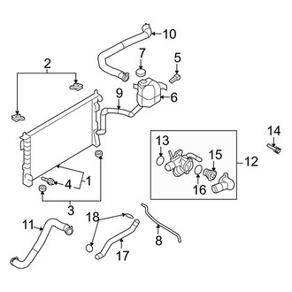Lincoln OE - Cooling - Radiator & Components
