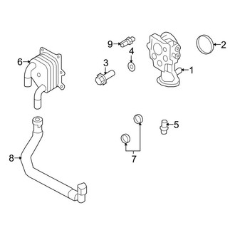 Lincoln OE - Cooling - Oil Cooler (To 1/15/09)