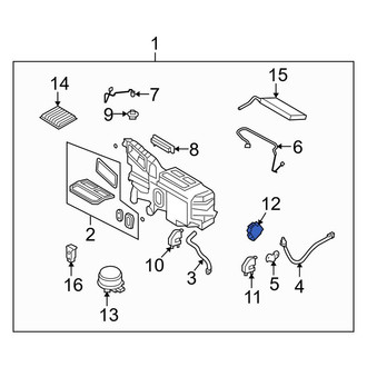 Lincoln OE - HVAC Blend Door Actuator