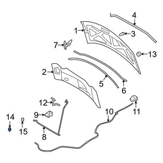 Lincoln OE - Front Hood Stop Buffer