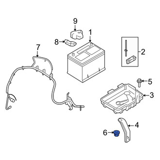 Lincoln OE - Hood Molding Nut