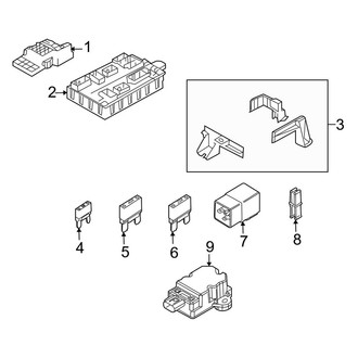 Lincoln OE - Electrical - Fuse & Relay (Passenger Compartment)