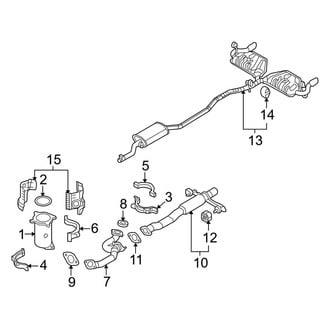 Lincoln OE - Exhaust System - Exhaust Components (Base)