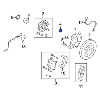 Lincoln OE - Front Axle Nut