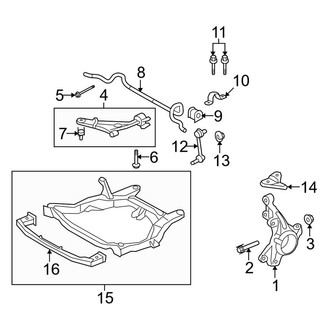 Lincoln OE - Front Suspension - Suspension Components
