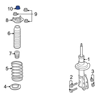 Lincoln OE - Front Upper Suspension Strut Nut