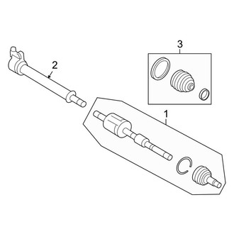 Lincoln OE - Front Suspension - Drive Axles (Base)