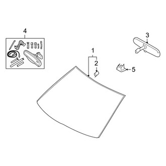 Lincoln OE - Windshield - Glass