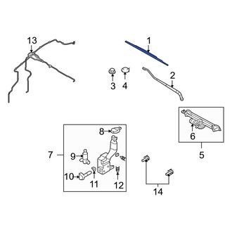 Lincoln OE - Rear Wiper Blade