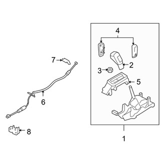 Lincoln OE - Console - Shifter Housing
