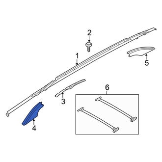 Lincoln OE - Front Left Roof Rack Cover