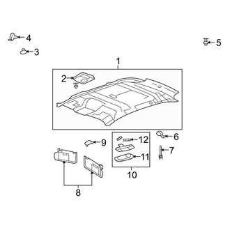 Lincoln OE - Roof - Interior Trim