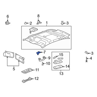 Lincoln OE - Sun Visor Holder