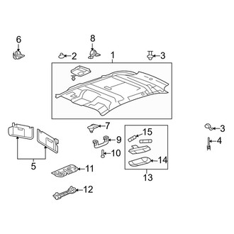 Lincoln OE - Roof - Interior Trim