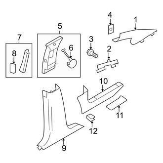 Lincoln OE - Pillars, Rocker & Floor - Interior Trim